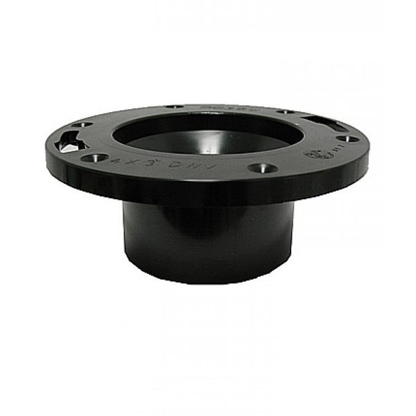 American Imaginations 3 in. x 4 in. ABS Toilet Flange AI-35476